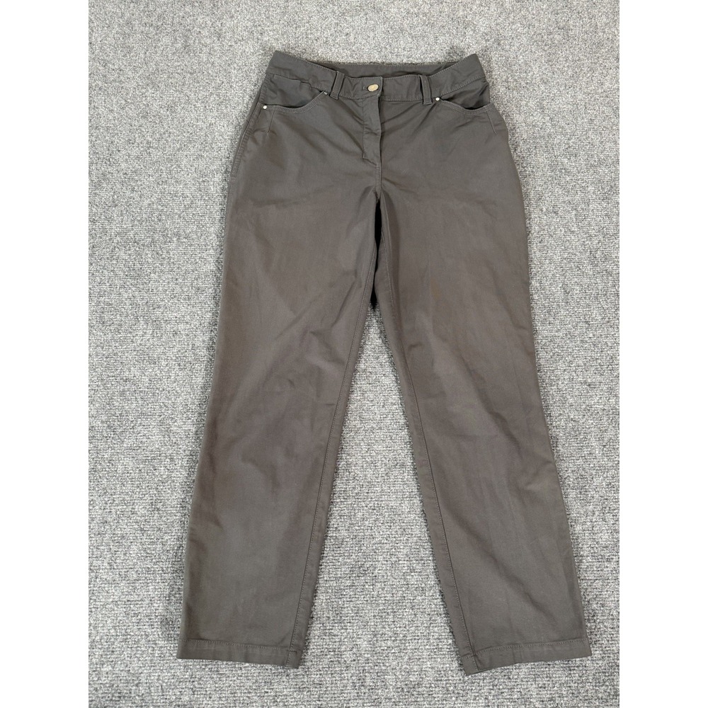 Lululemon Womens City Sleek 5 Pocket 7/8 Pants Womens 6‎ Gray Travel Stretch 25"